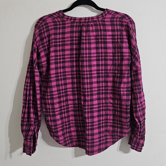 On 34th Plaid Blouse - Picture 2 of 4